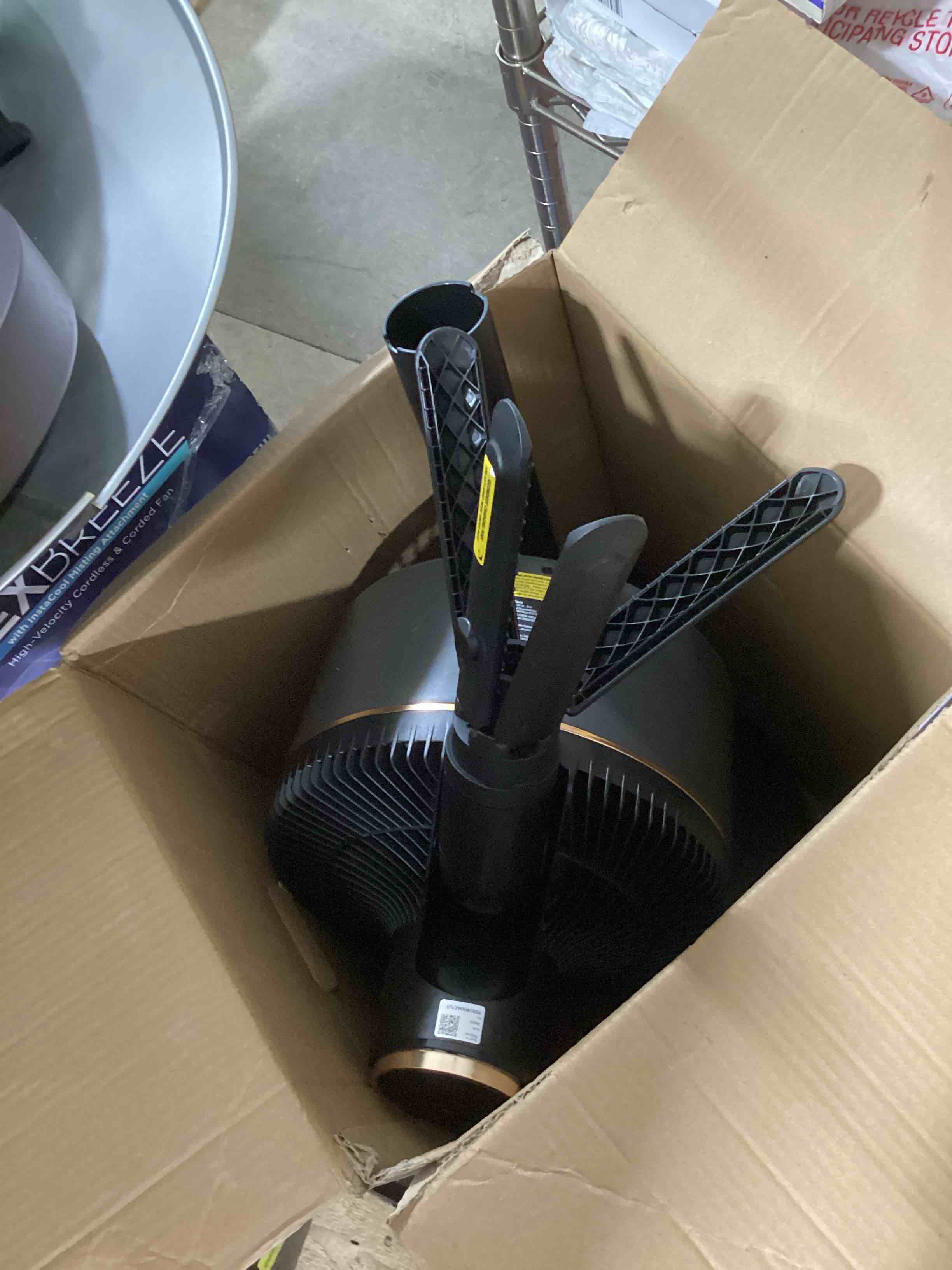 Shark FlexBreeze Fan with InstaCool Mist Attachment, Cordless & Corded, Outdoor & Indoor