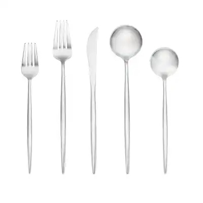 skandia zephyr mirror 20 piece flatware set
