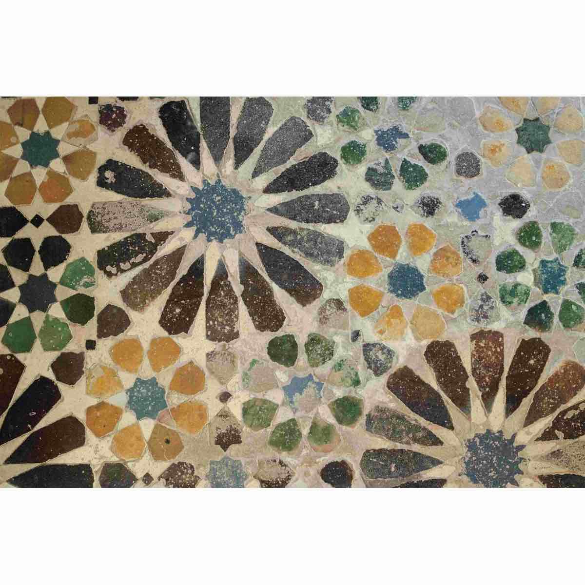 " Alhambra Tile | " Painting Print 12” x 18”, 3 pack 