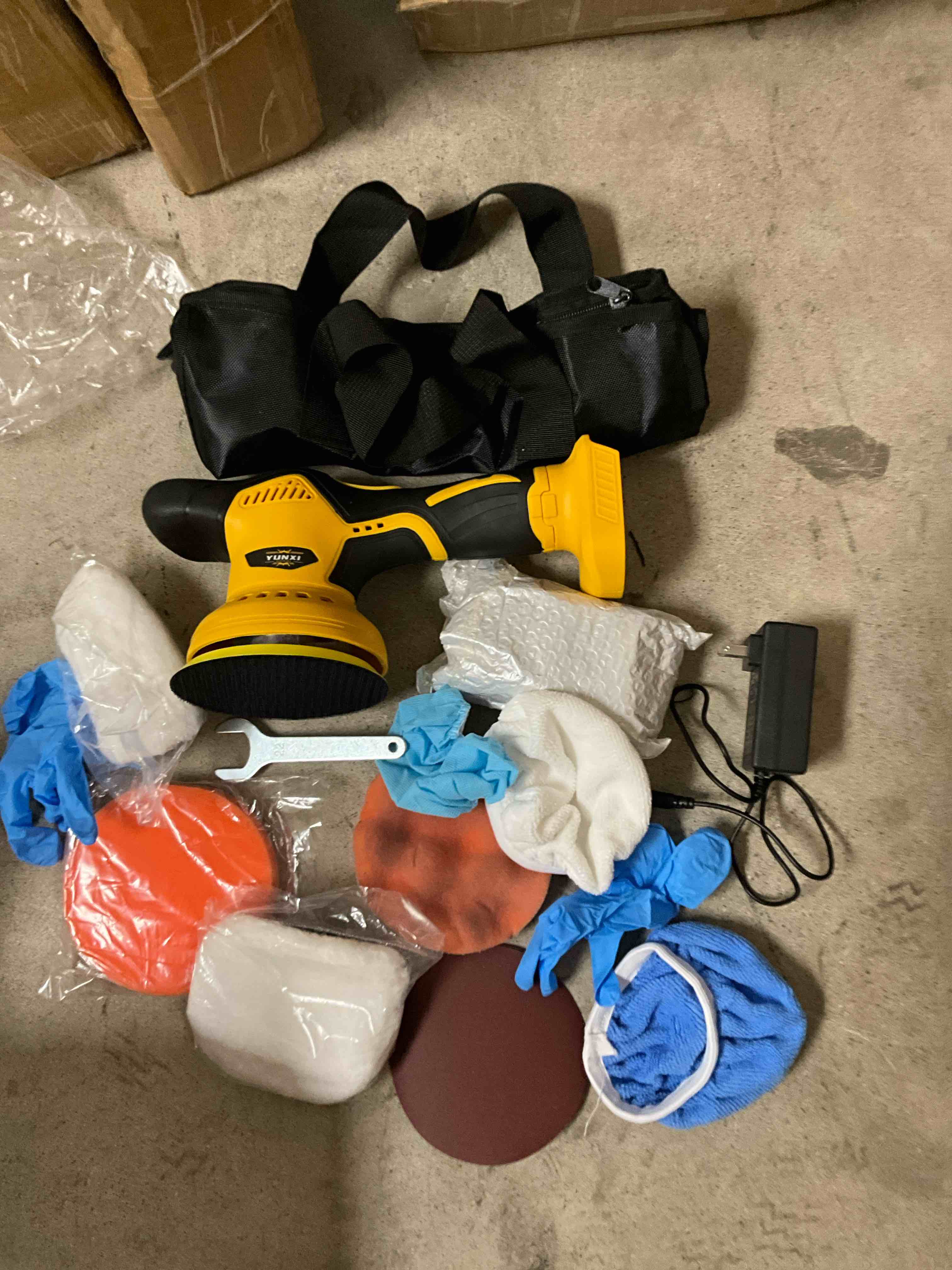 lithium electric waxing polisher