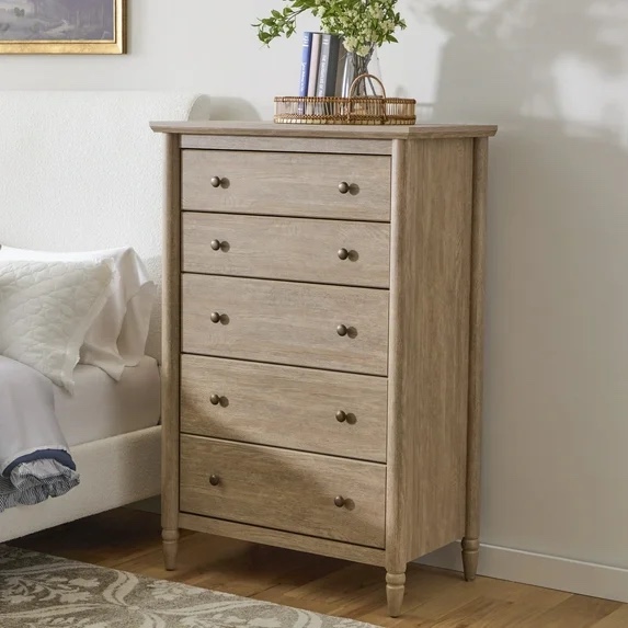 MY TEXAS HOUSE Monroe 5-Drawer Dresser, Brushed Oak® Finish 