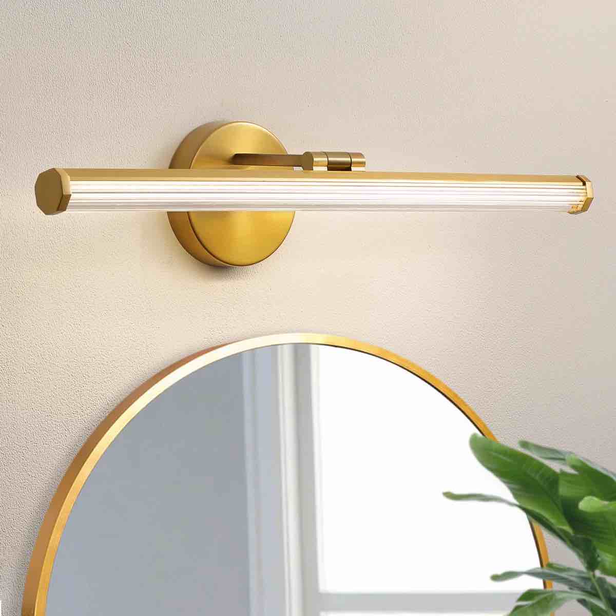 22” dimmable LED vanity light with 330 rotatable arm