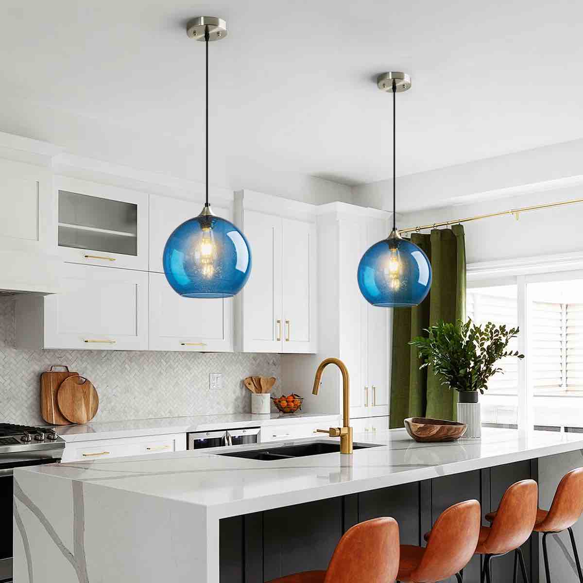  Dariyon 2 - Pack Single Pendant Kitchen Island Lighting Giobe Pend Sanid