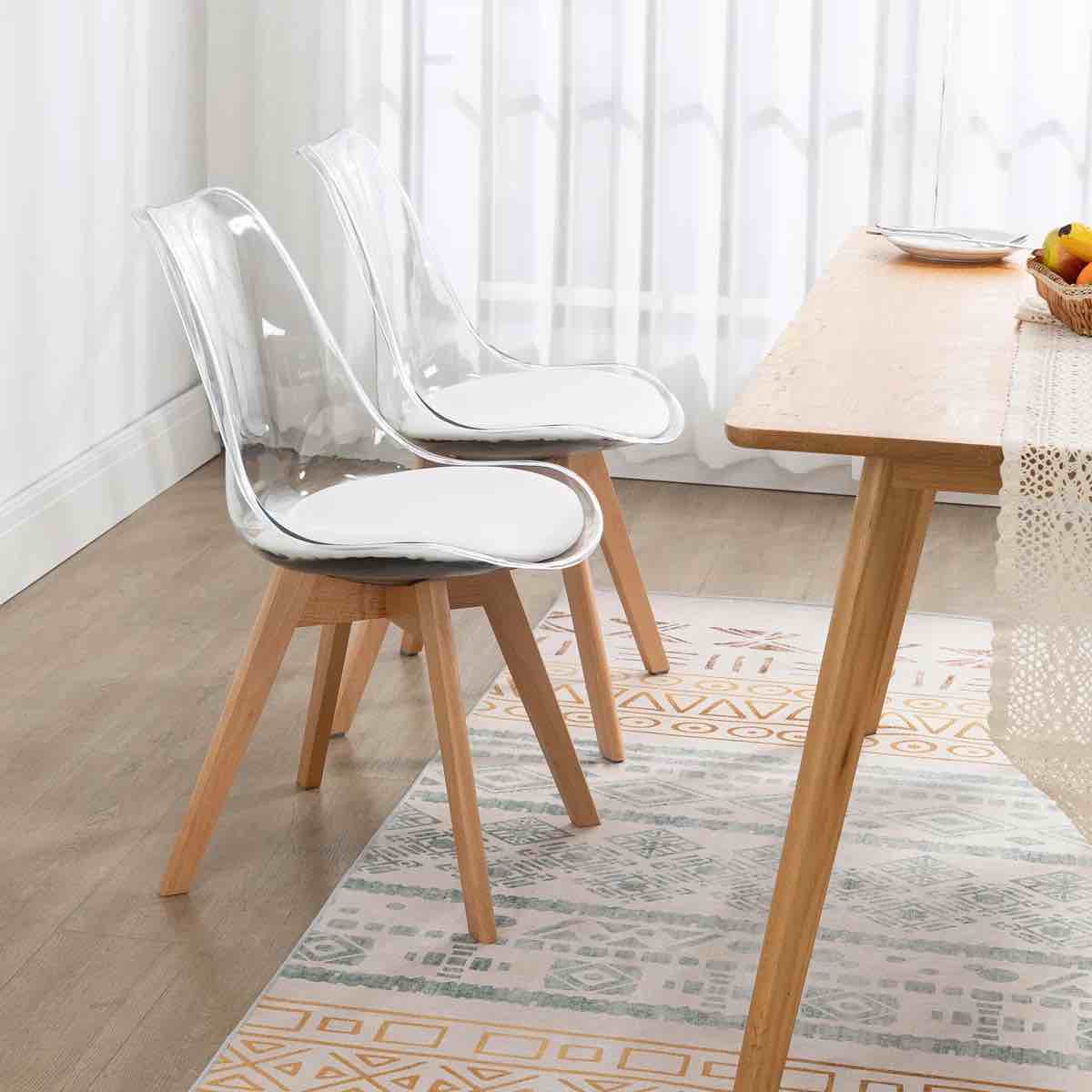fashank clear side chair (set of 2)