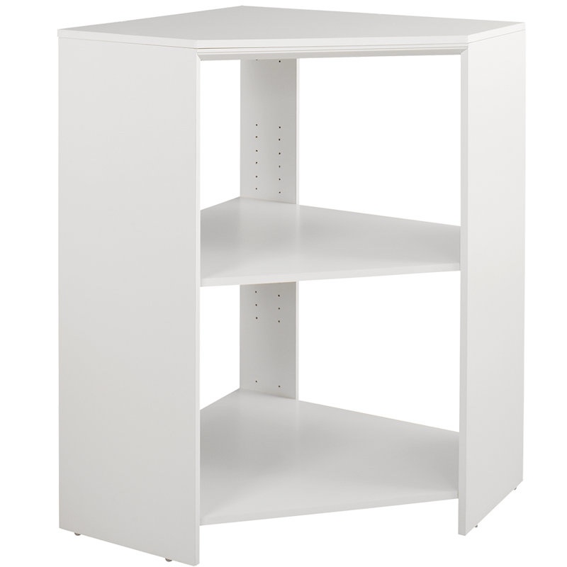 Impressions White Laminate Corner Unit