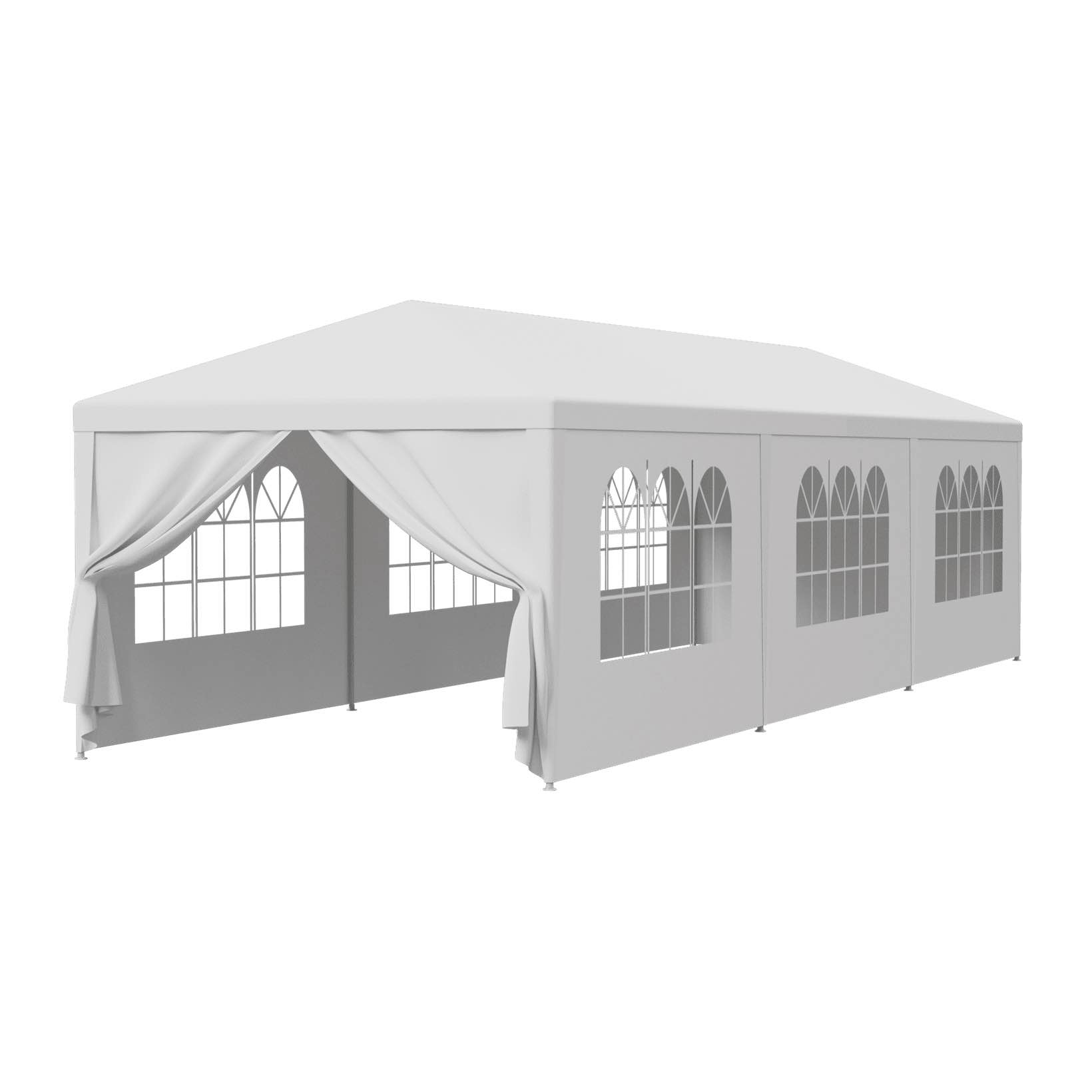 10x30FT Outdoor Gazebo Canopy Wedding Party Tent Shelter Pavilion 