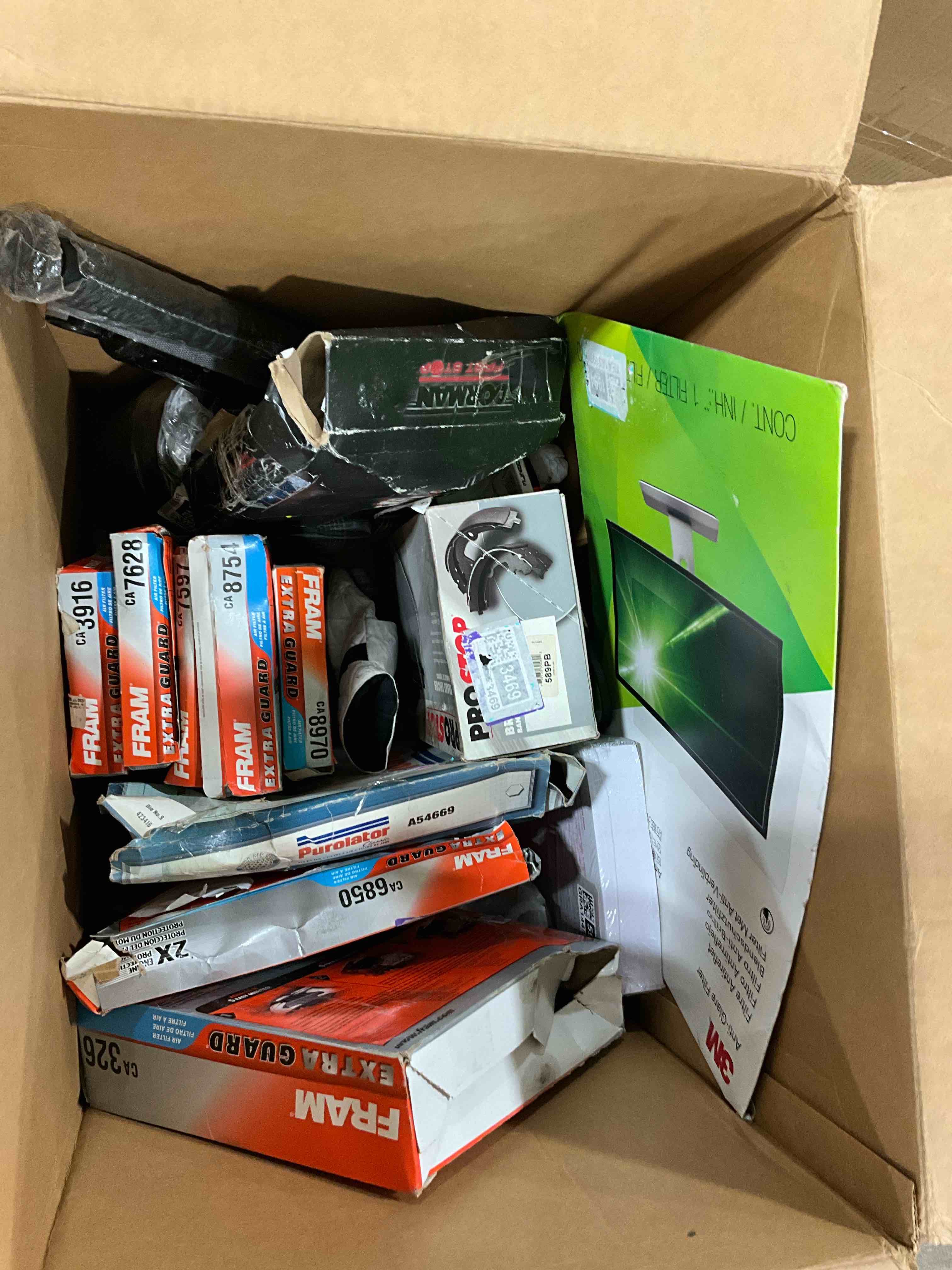 Assorted Filter, Brake Shoes, Net And Other (1 Bid)