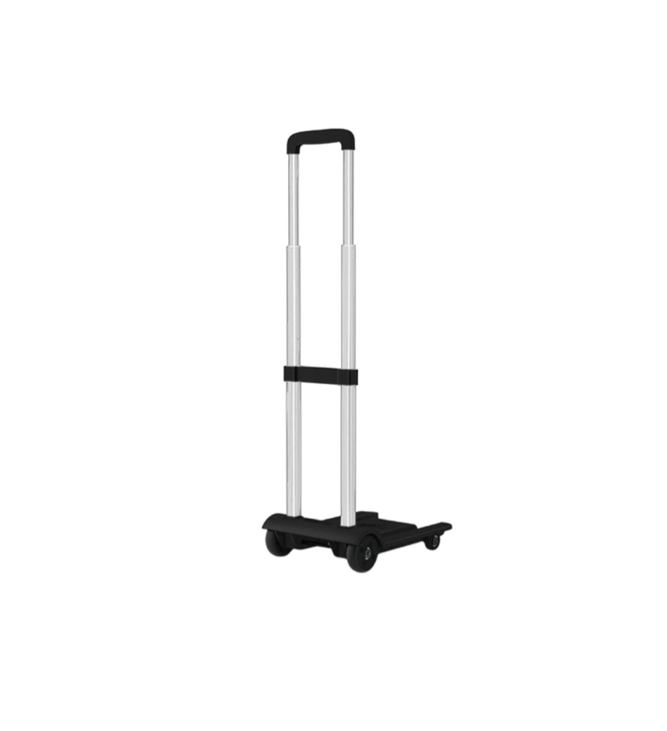 Folding Compact Lightweight Premium Luggage Cart - Travel Trolley,Folding Hand Trucks,Small Folding Hand Truck Dolly with 4 Wheels,Collapsible Cart Portable Dolly for Travel Moving Use Gray