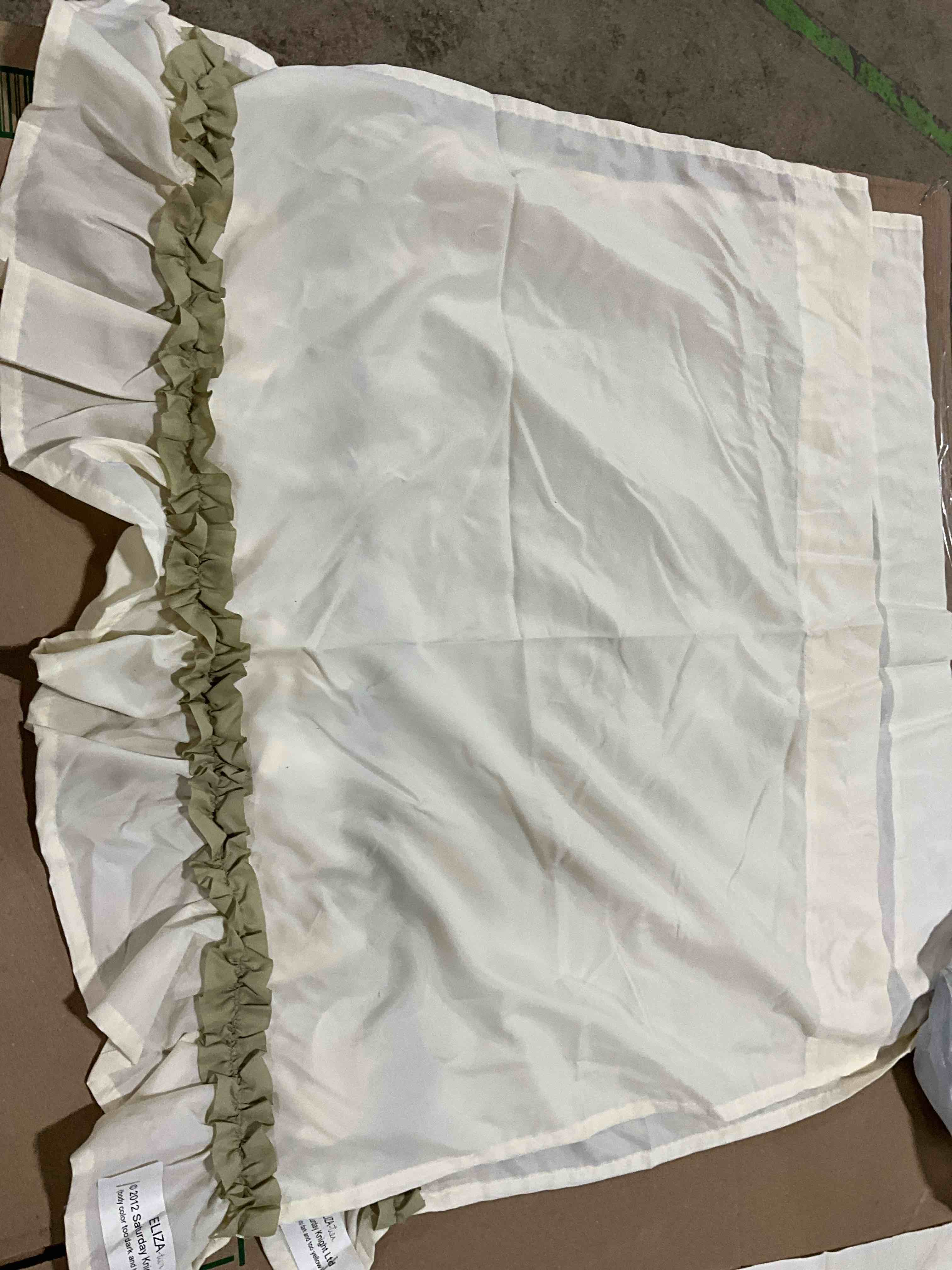 Saturday Knight Eliza Curtains, 5pc (2 Square Curtains, 1 Long Short Curtain, 2 Other Curtains)