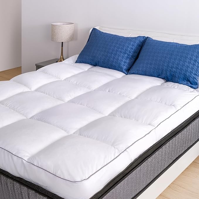 White Soft Mattress Topper