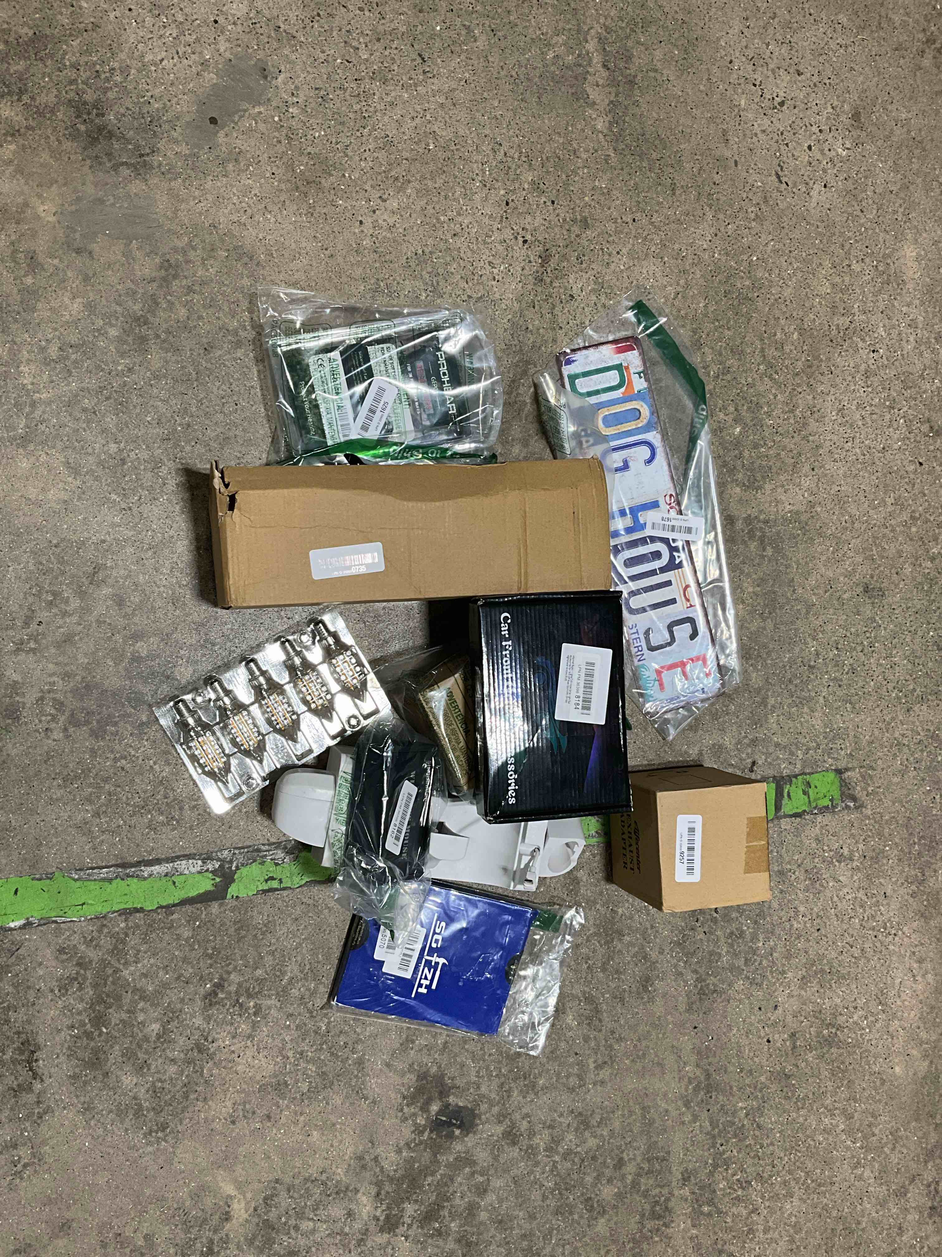 Assorted: House Maintenance, Car. Aluminum foil Ducting Vent House, Lights LED Front Grille, Gel Ear Cups