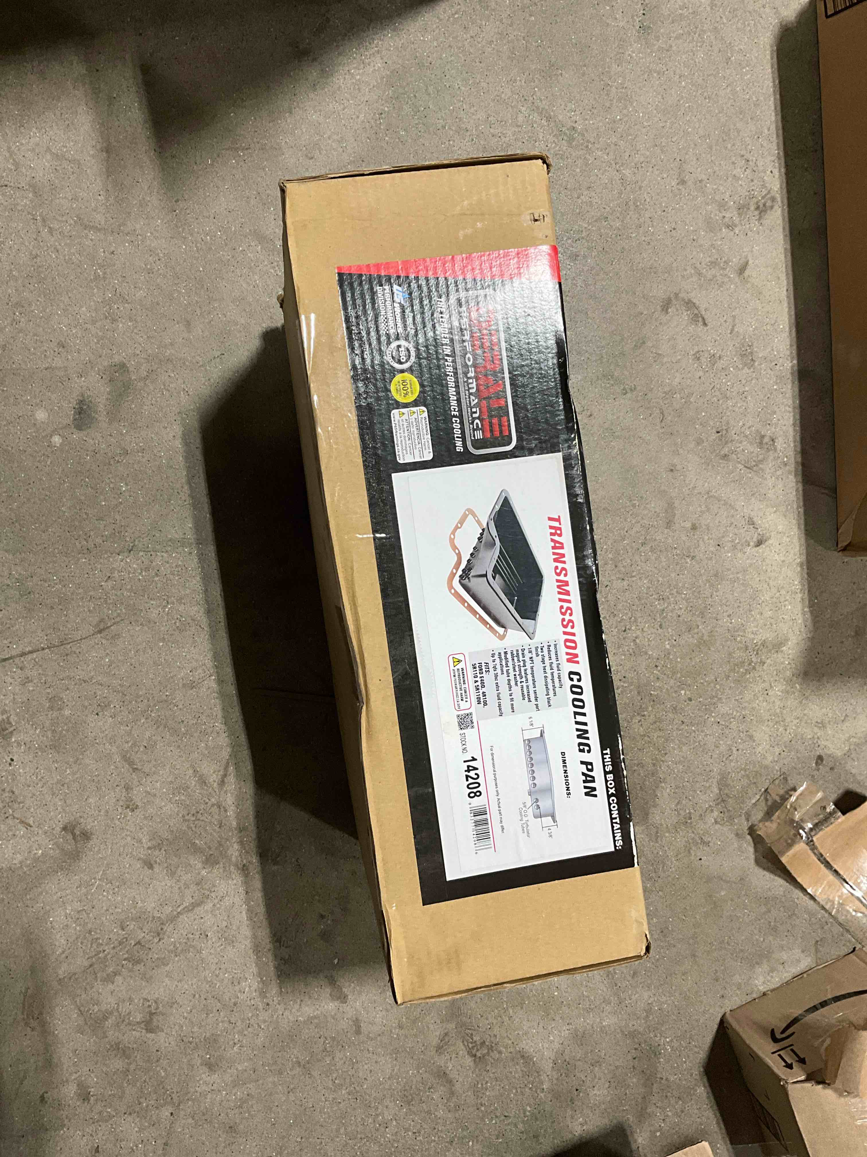 Derale 14208 Transmission Cooling Pan for Ford E4OD, 4R100, 5R110 and5R110W