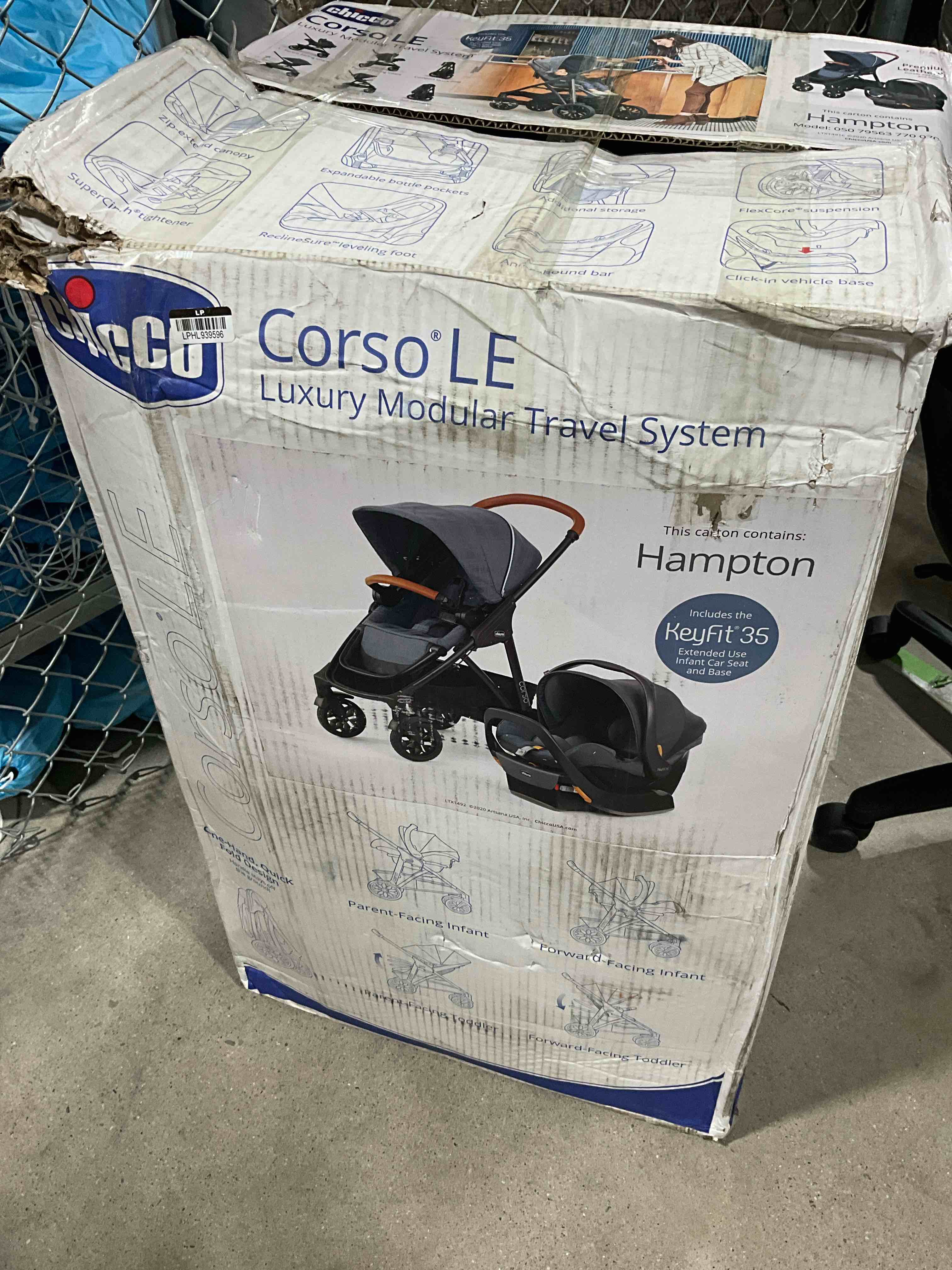 Chicco Corso LE Modular Travel System in the Hampton color