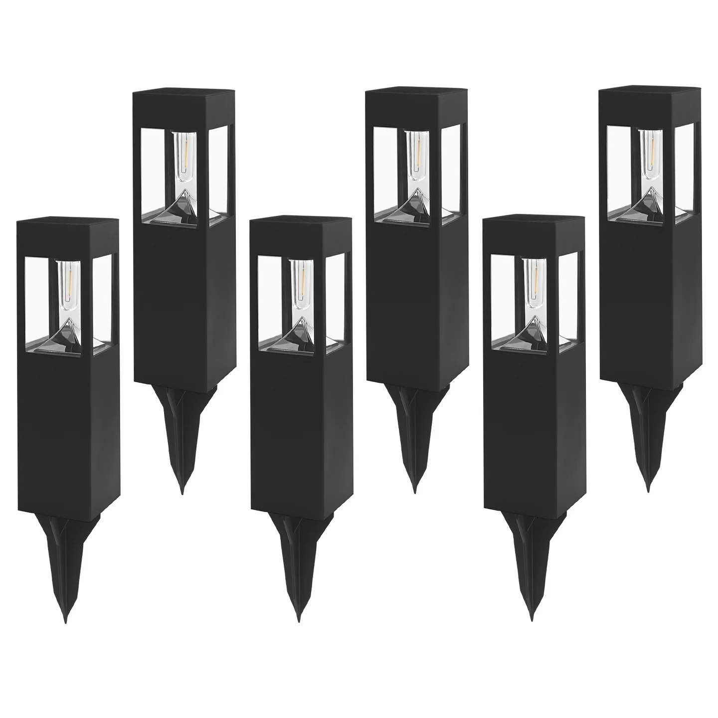 westinghouse led solar path lights 30 lumens, 6-pack