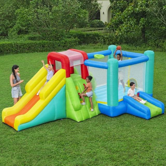 Bestway Jump 'n Climb Kids Inflatable Mega Bouncer (Includes Bestway Air Blower)