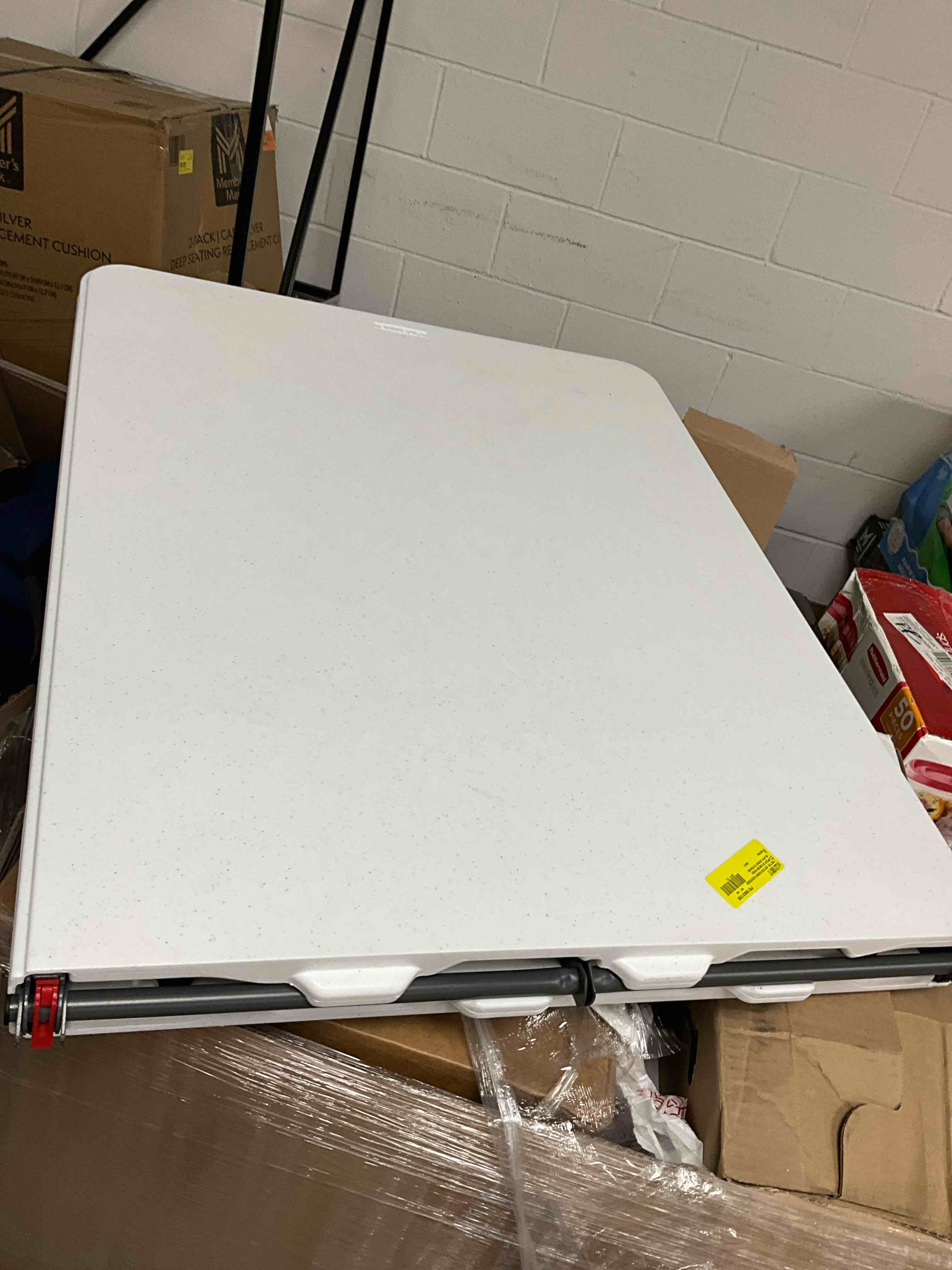 LifeTime White Foldable Table Regular Size