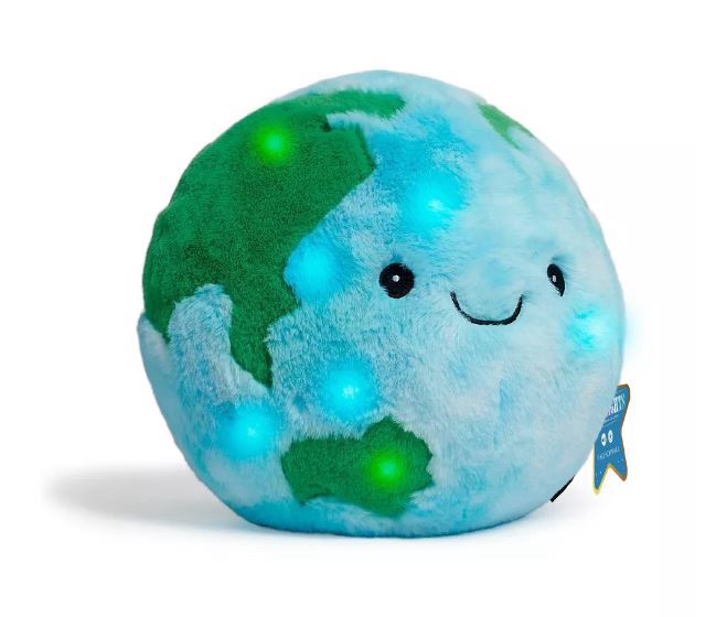 FAO Schwarz 9" Glow Brights LED with Sound Globe Toy Plush