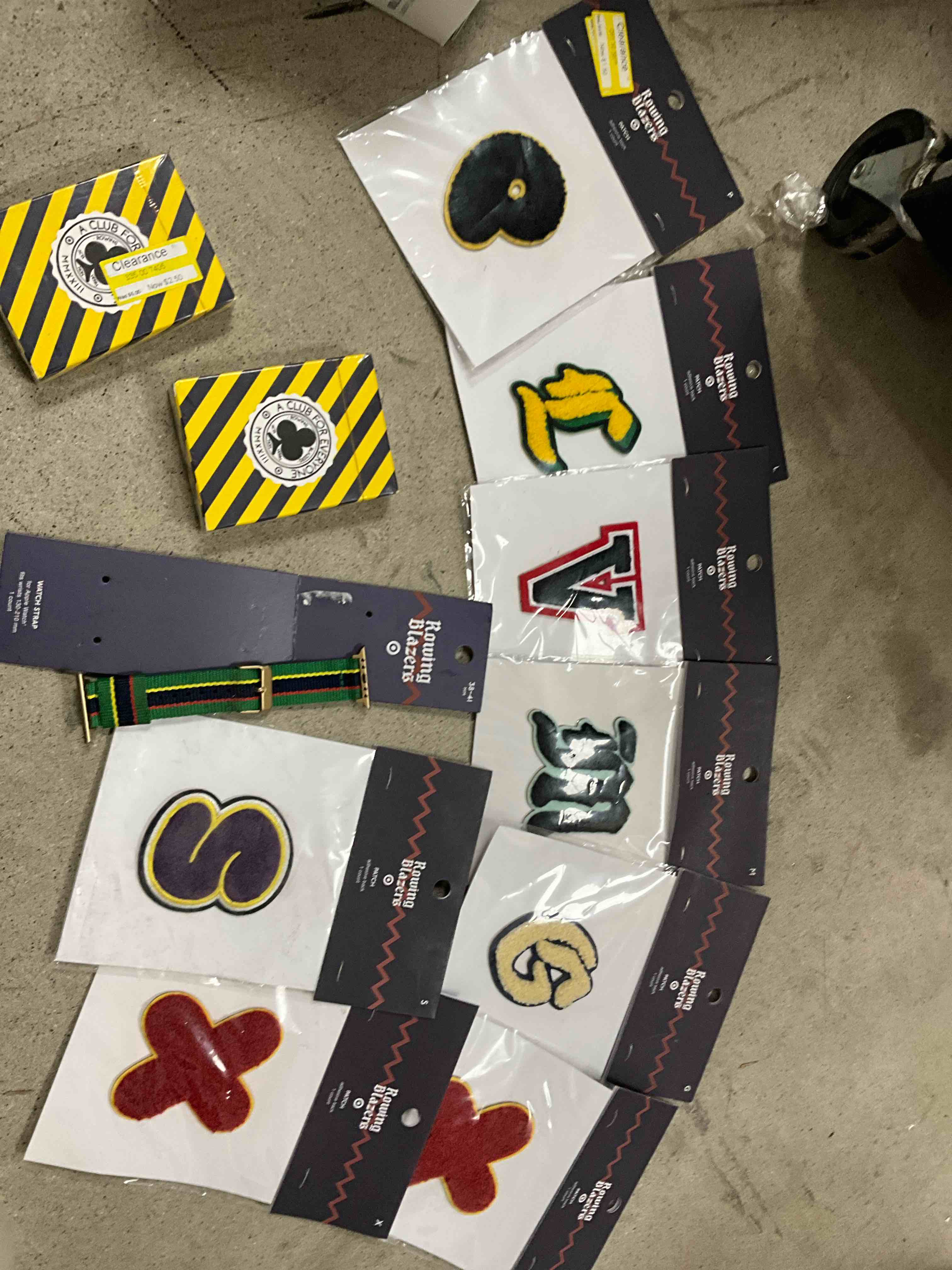 Assorted Rowing Blazers, Patches, Cards And Other