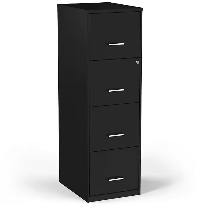 Staples 4-Drawer Vertical File Cabinet 18 in D light duty ST62801