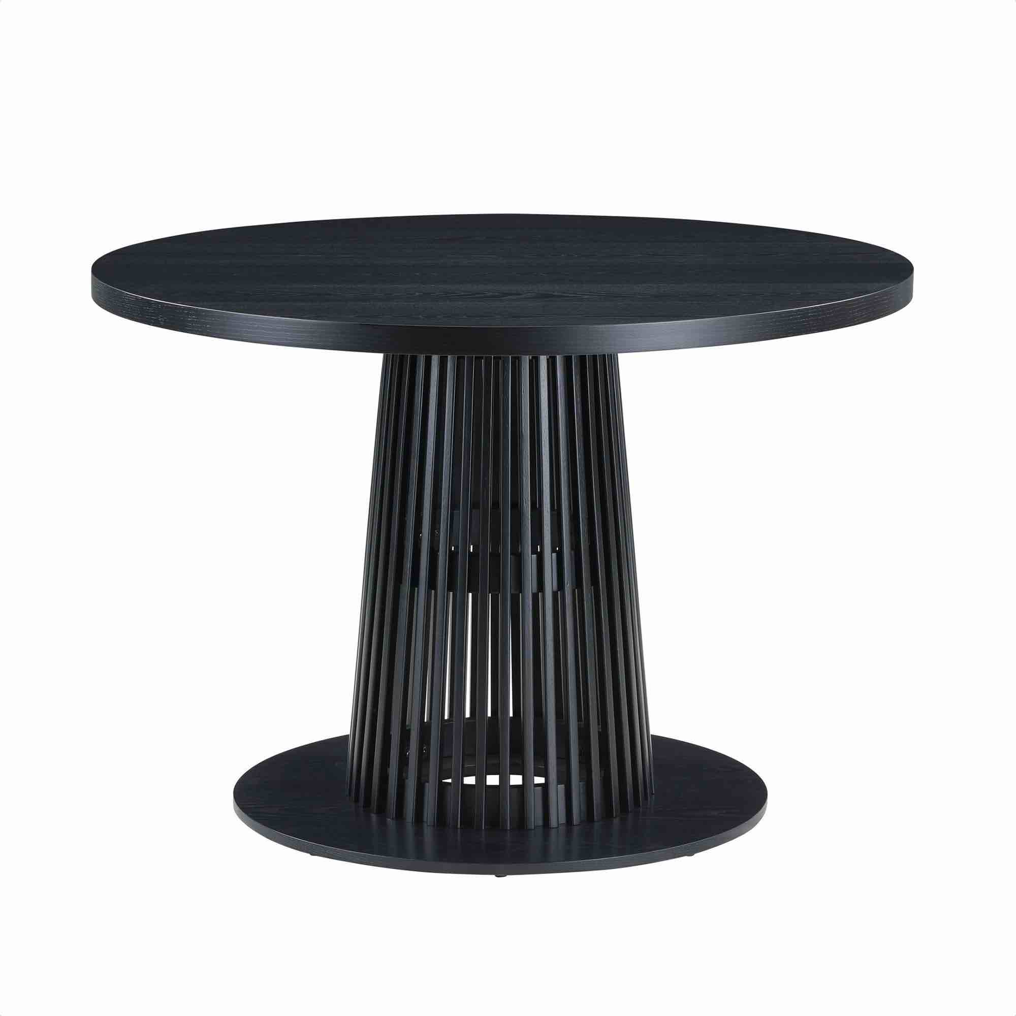 Beautiful home Drew Round Dining Table Honey Finish
