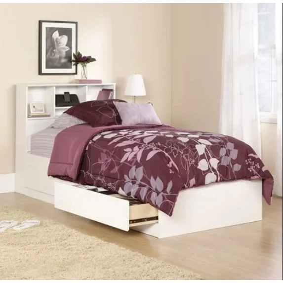 Part Or Your Zone Storage Bed with Bookcase Headboard, Twin (Color Unknown)