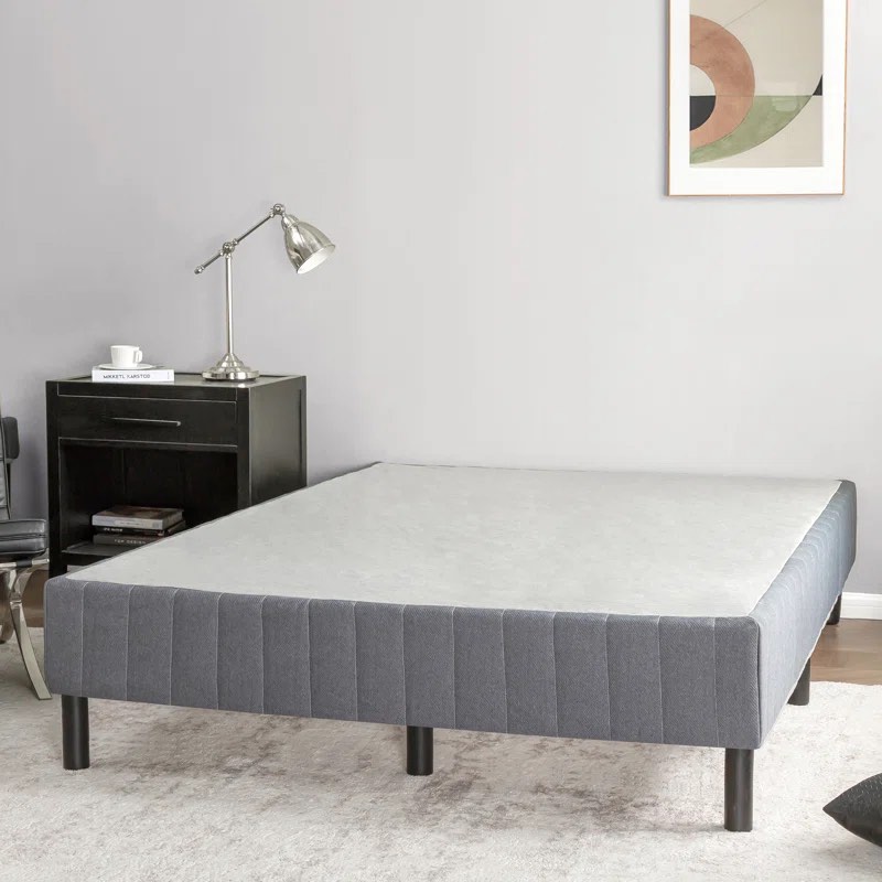 16" Metal Mattress Foundation with Cover 