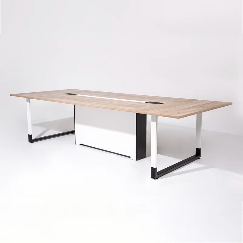 **INCOMPLETE ** 1 of 3*Rectangular Conference Table Top Finish: Light Elm, Size: 29.53" H x 137.8" L x 47.24" W