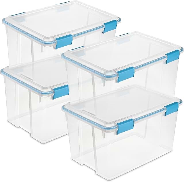Sterilite Plastic Storage Bin Container