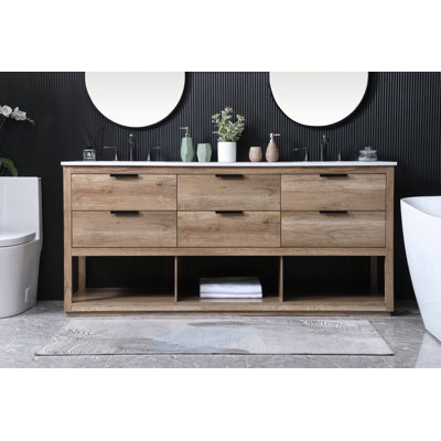 Greenburg 72" Double Bathroom Vanity