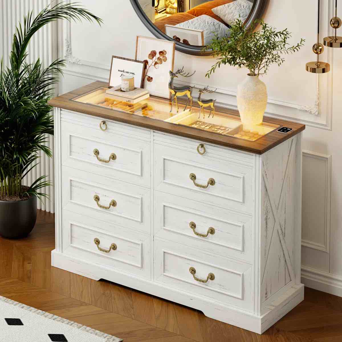 Farmhouse Drawers dresser for bedroom