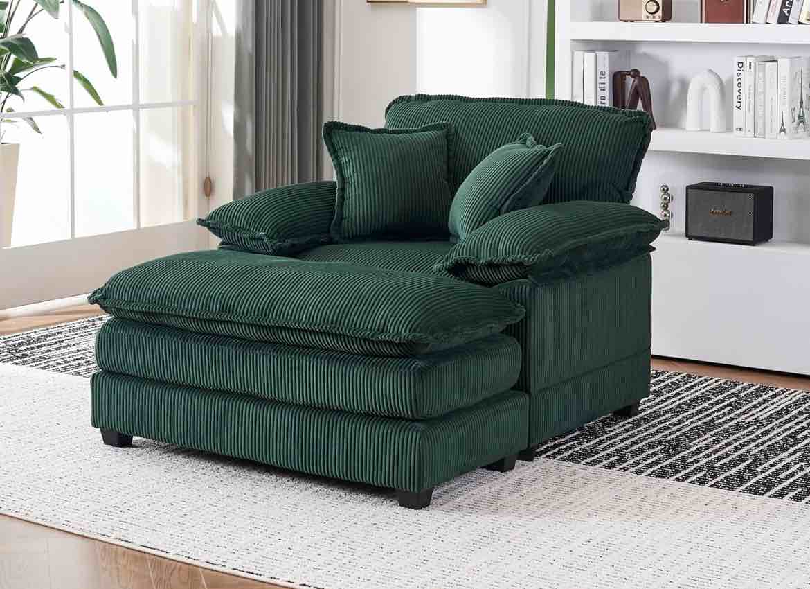 sofá Green ( see description )