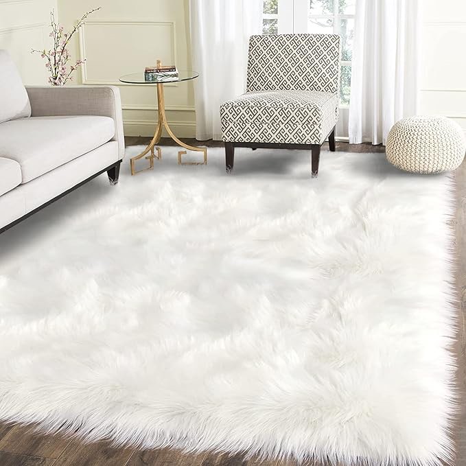  Ivory fluffy Carpet