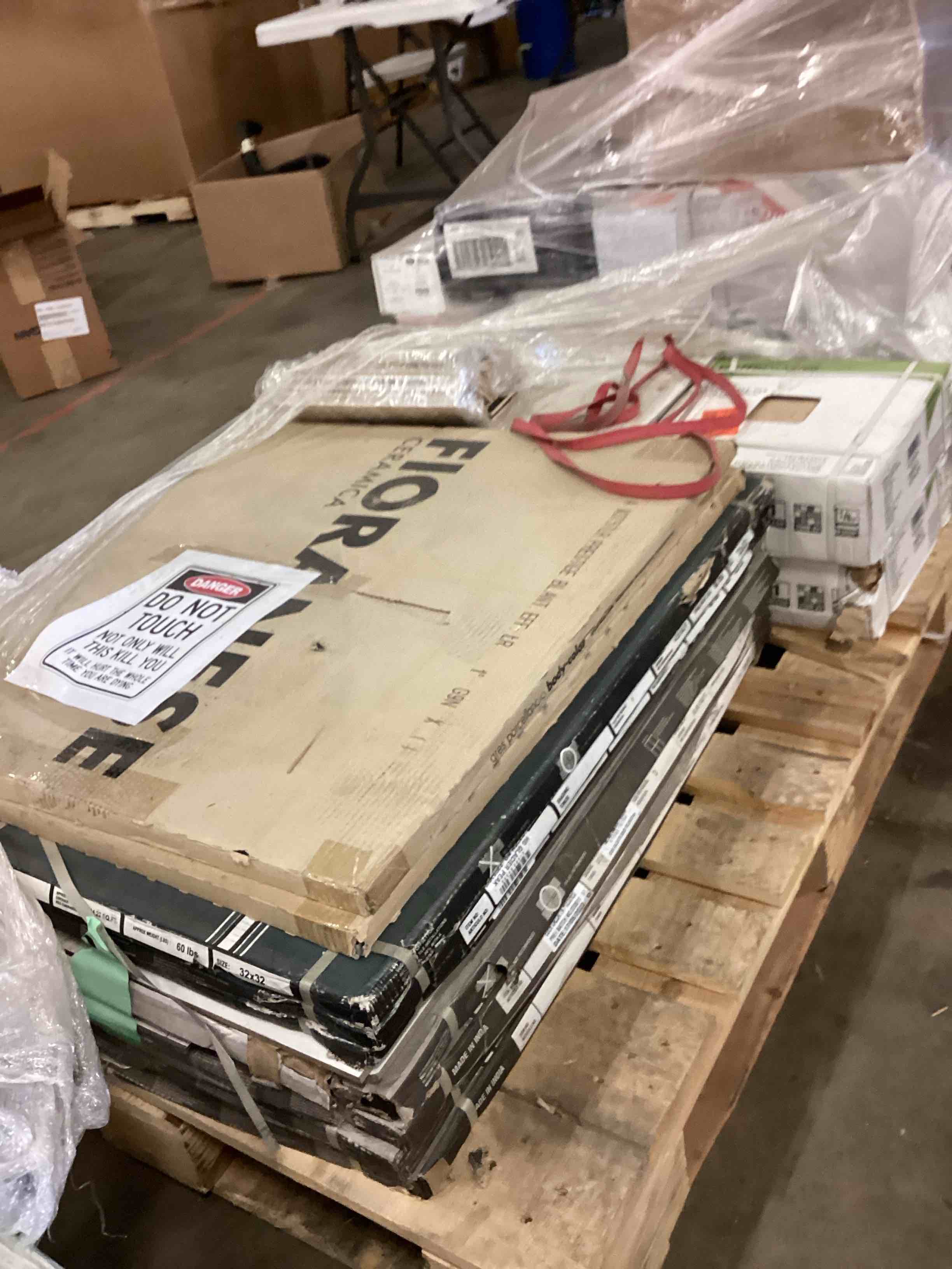 Assorted Tile, Different Size, Brand, Color, and Square Footage, you bid per approximated Square Footage, ( 182 approximately square footage) 