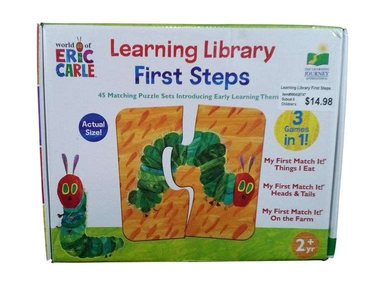 World of Eric Carle Learning Library First Steps 45 Matching Puzzle Set 