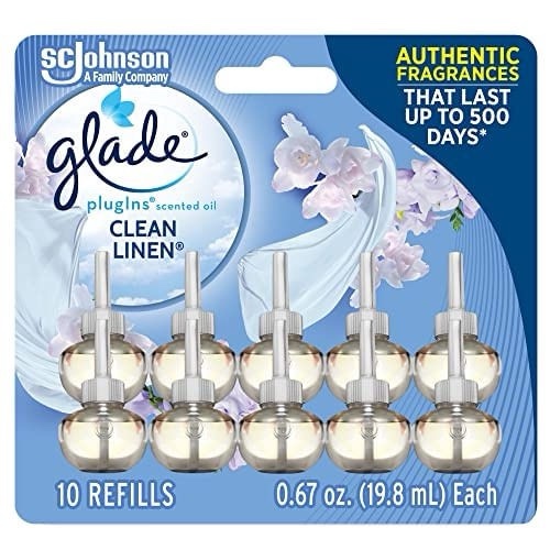 glade plug -in scented oil 9 refil warmer 