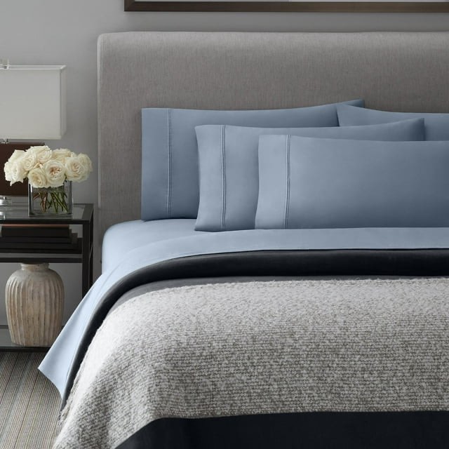 Member’s Mark Hotel Premier Collection 700-Thread-Count Solid Egyptian Cotton Sheet Set, Assorted Sizes