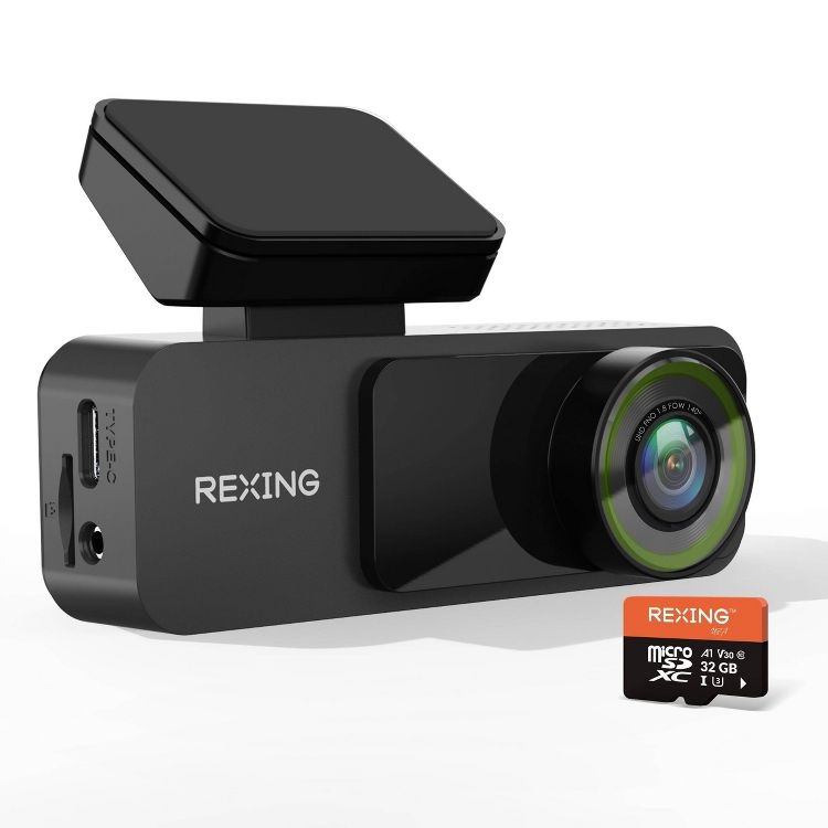 Rexing V1 Lite 2K Wi-Fi Dash Cam with USB-C Connection(pickup in cage)