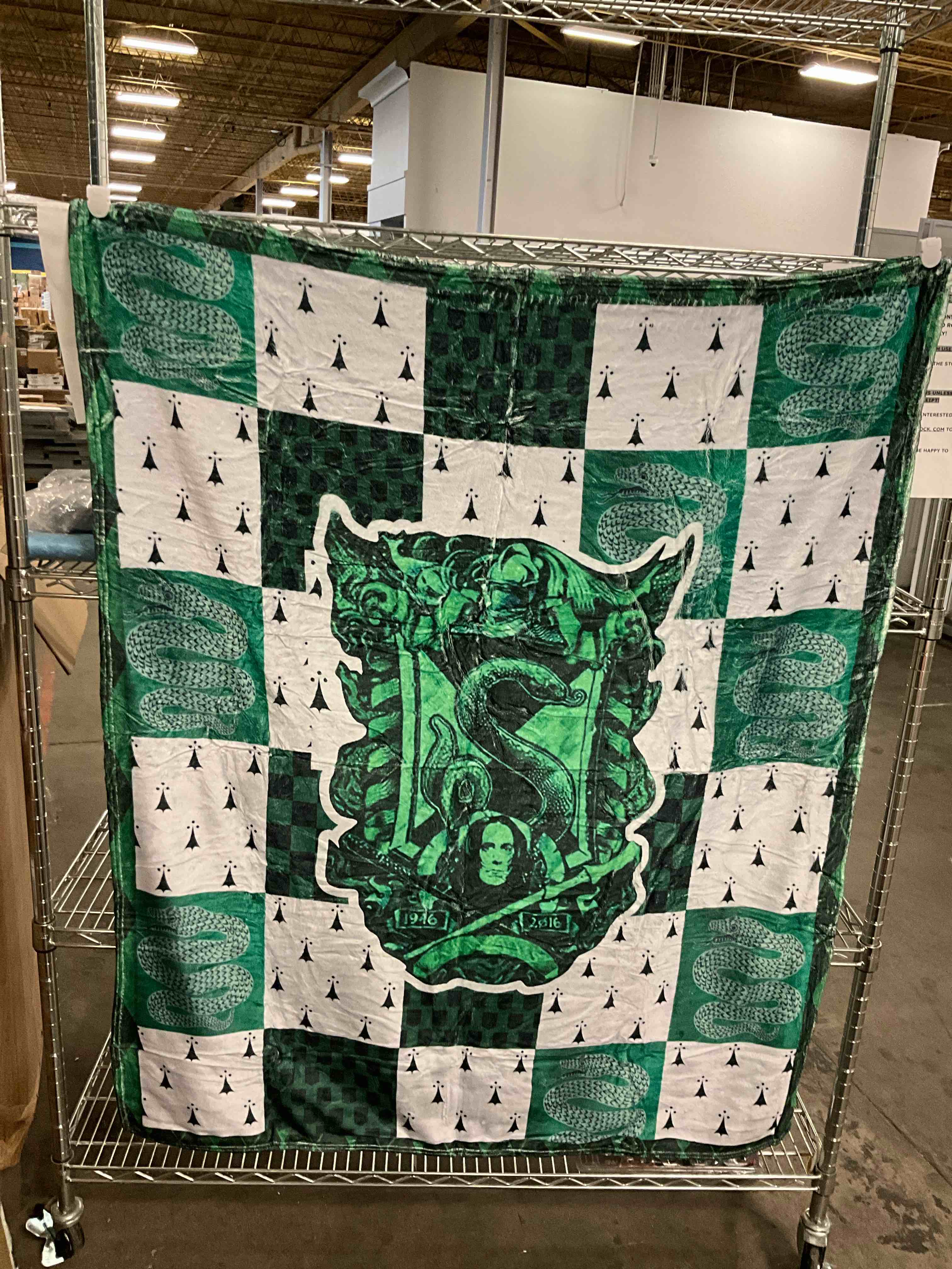 Harry Potted Slytherin Throw Blanket/Snape Blanket