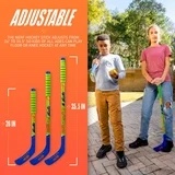 NERF Proshot Kids Hockey Sticks + Ball Set - 2 Player Youth Indoor + Outdoor NERF Hockey + Floor Hockey Sticks - (NERF Proshot Youth Hockey Sticks