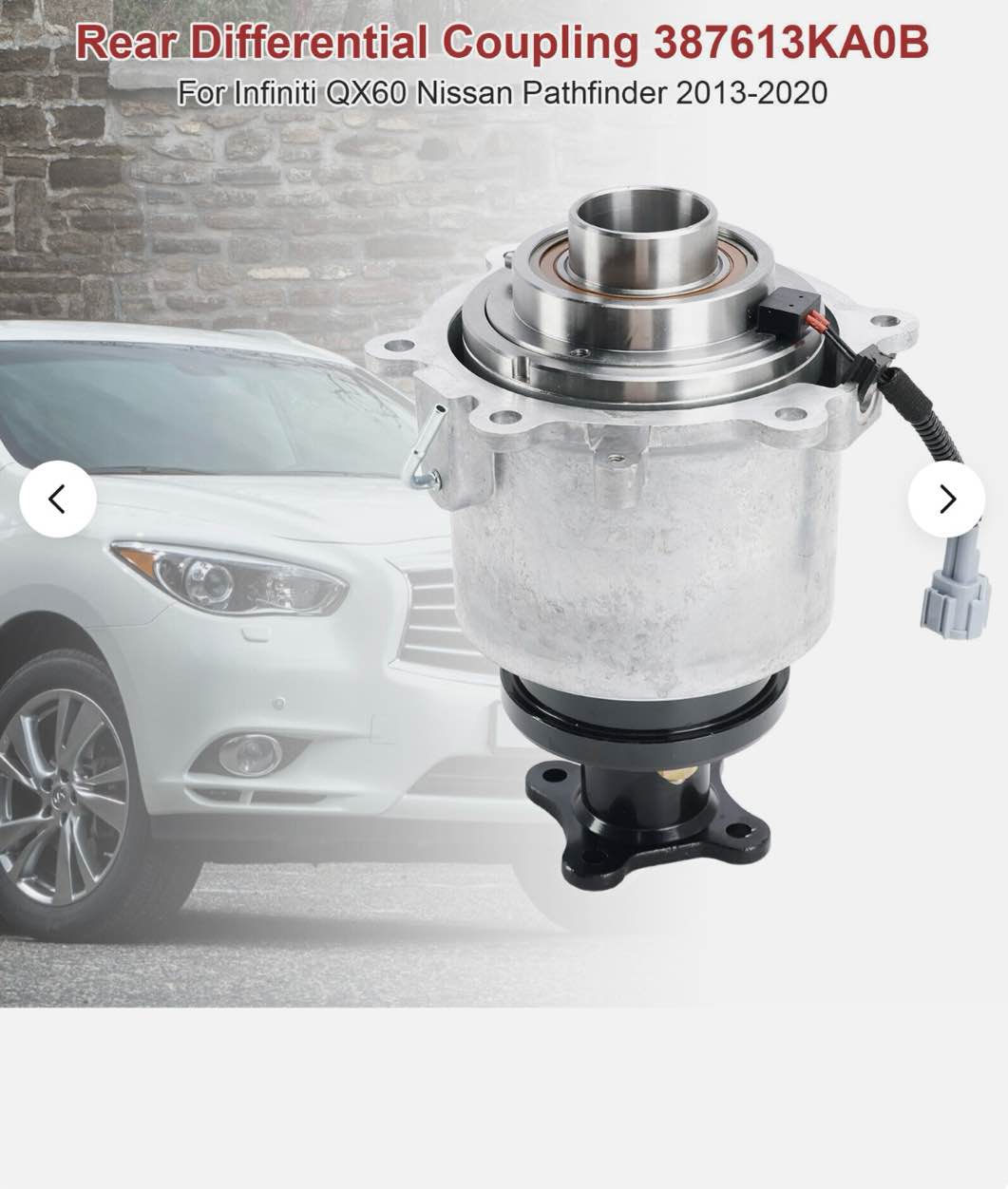 NEW! Rear Differential Coupling Fits Infiniti QX60 Nissan Pathfinder 13-20 USA