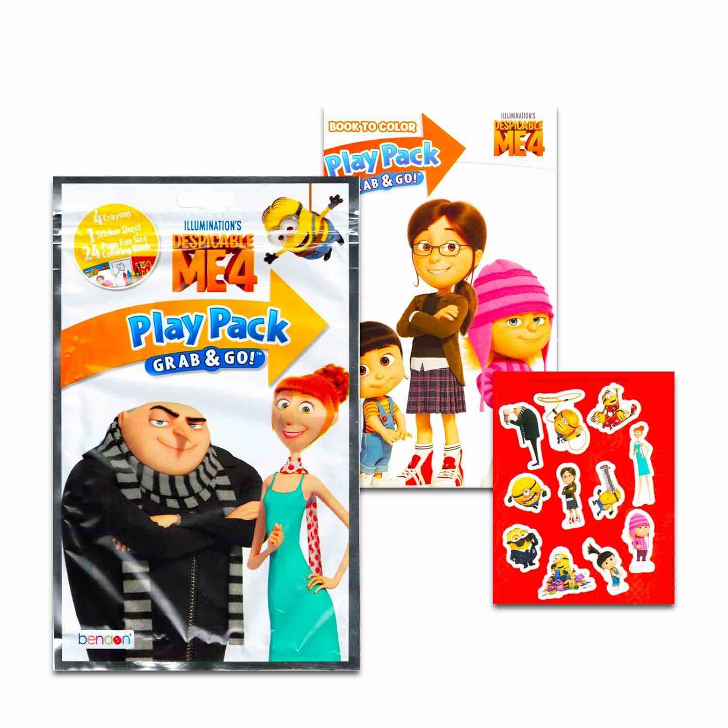 Despicable Me Minions Coloring Book Bundle with Activity and Coloring Books, Stickers, Crayons Despicable Me Minions Coloring Book Bundle with 6 Activity and Coloring Books, Stickers, Crayons (Lot Of 6 Items)