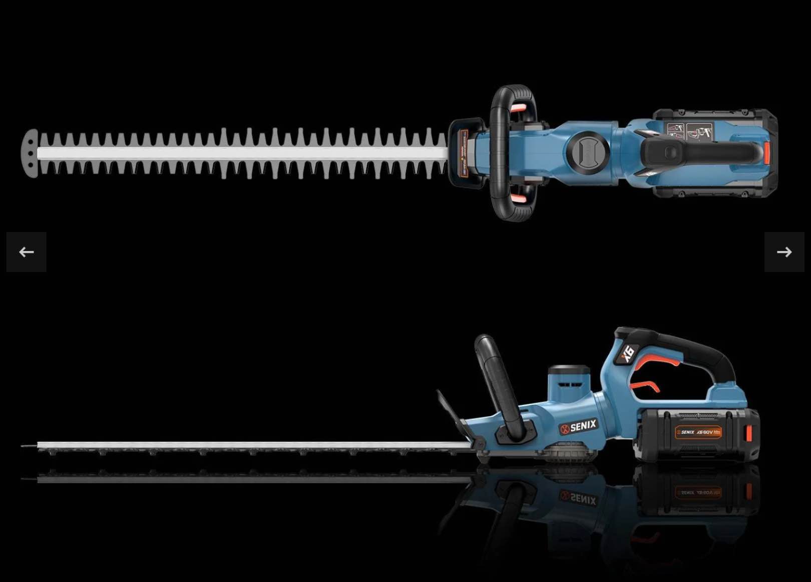 SENIX HTX6-M-0 58V Cordless Hedge Trimmer, Brushless (Tool Only)