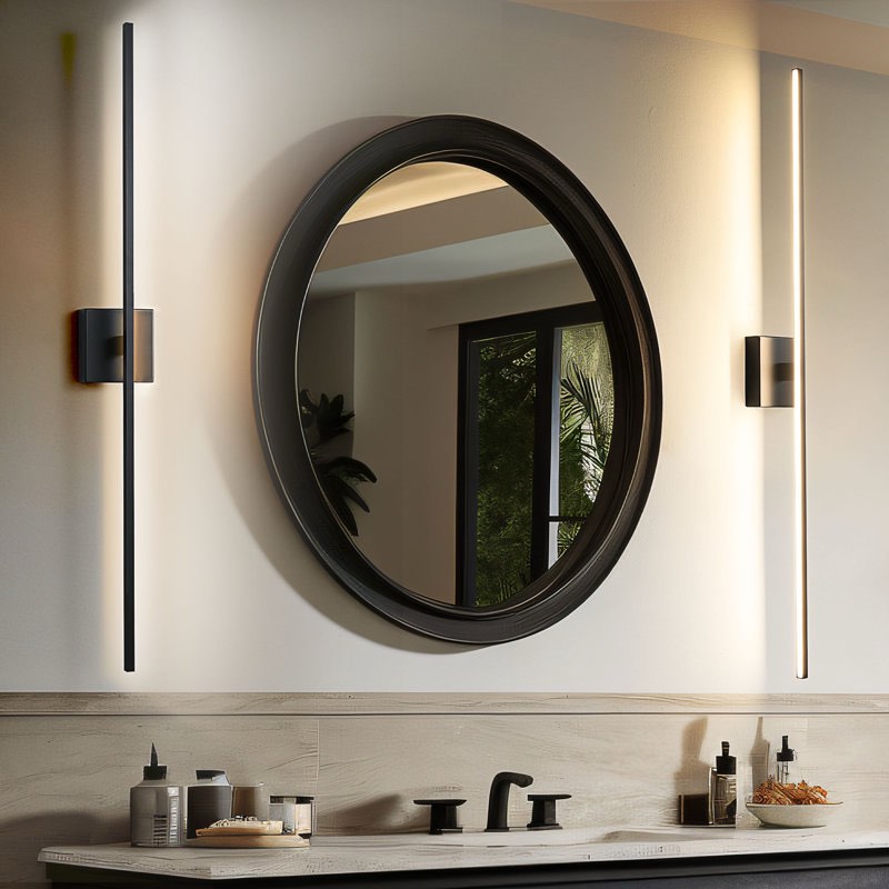 39 dicino 1-light dimable led vanity light fini