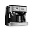 ALL-IN-ONE 10-CUP STAINLESS STEEP ESPRESSO MACHINE AND DRIP COFFE MAKER