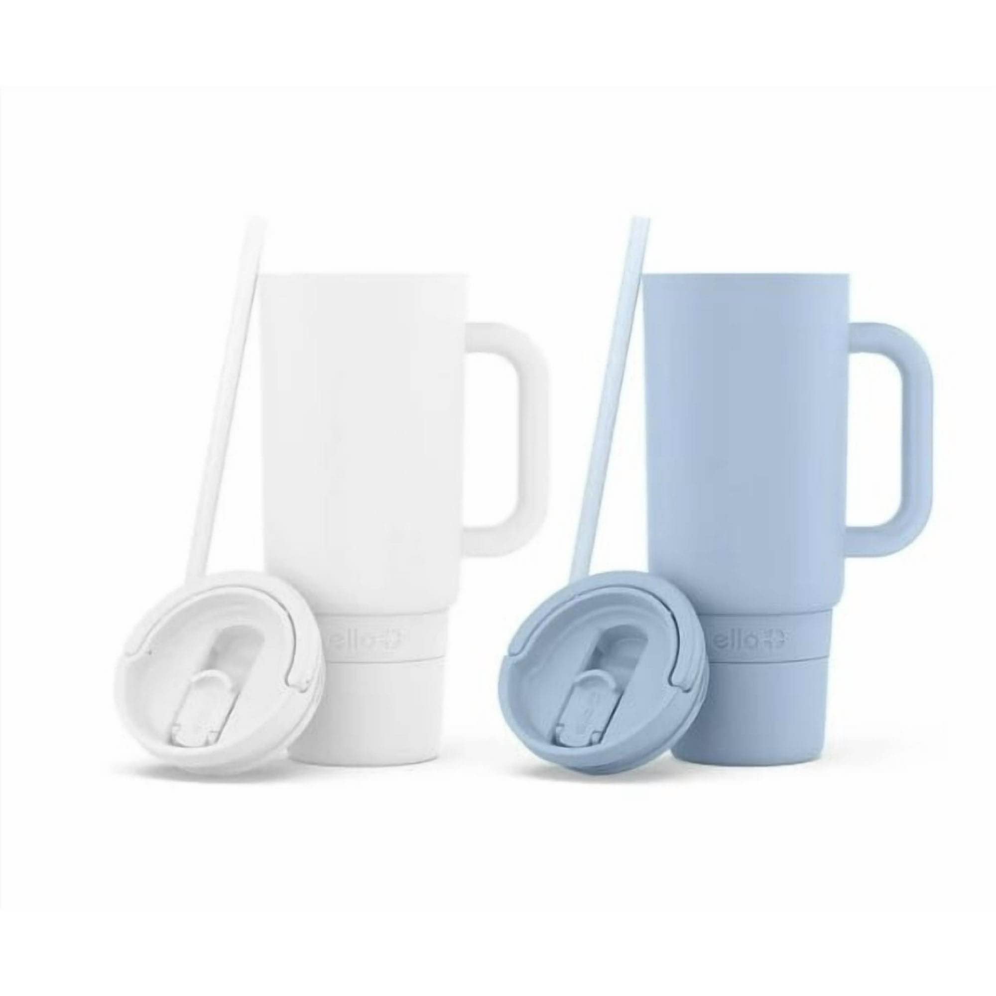 Ello port 40oz 2pk white/cobblestone