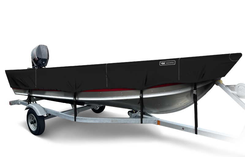 Eevelle Windstorm BOAT COVER for V HULL FISHING - Outboard Motor Fits 10'6" LENGTH