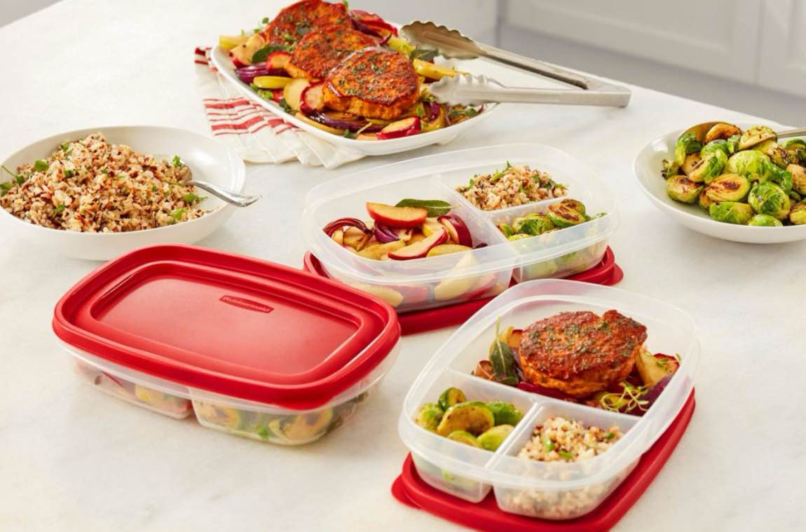 Rubbermaid Easy Find Lids Meal Prep Food Storage Containers, 14-Piece ? Set
