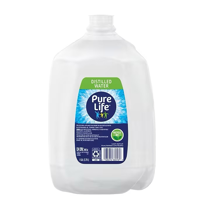 Pure Life KHLV02209416 - 1 GAL (3.79L) Side Handle Distilled Water