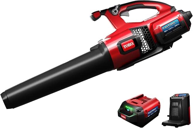 Toro Flex Force 60-Volt Max Brushless and Cordless Leaf Blower with 2.0-Ah Battery and Charger