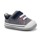 See Kai Run Stevie II Sneaker in Gray Denim Size 4 M